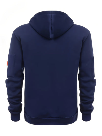 Ensemble Homme Survêtement Capuche et Pantalon Cargo Molletonné Uni