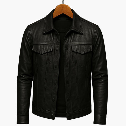 Męska kurtka motocyklowa o nowoczesnym kroju na miejski i elegancki look
