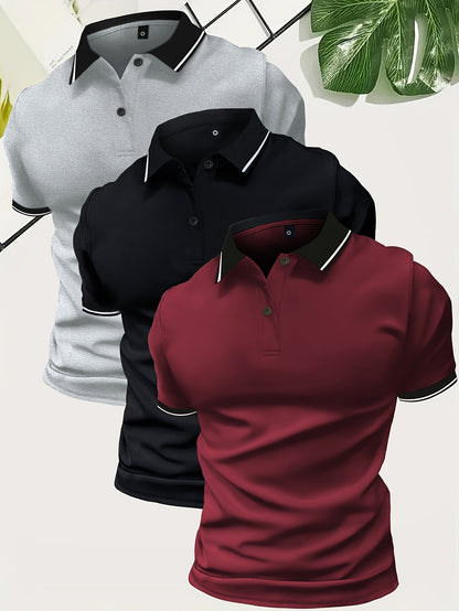 Polo casual pour homme style urbain – Élégance décontractée pour sorties et loisirs