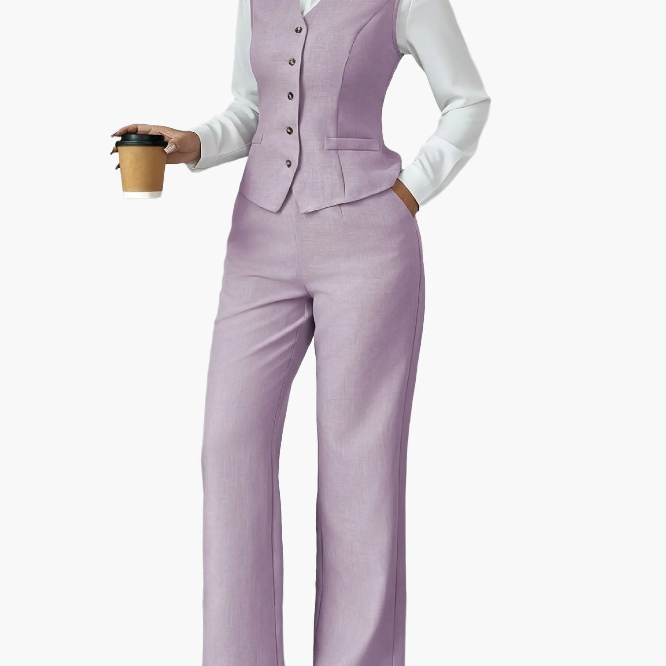 Tailleur Pantalon Femme Élégant Style Professionnel pour Bureau et Réunions
