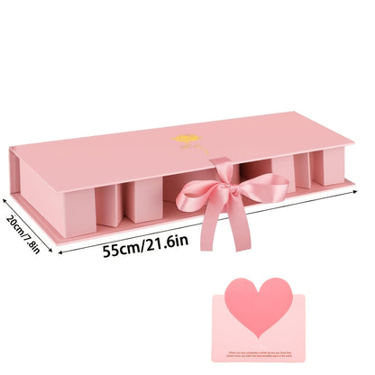 Cofanetto Regalo Fantasia Festa della Mamma Donna – Scatola Espositore Elegante con Scomparti Lettere e Cuore