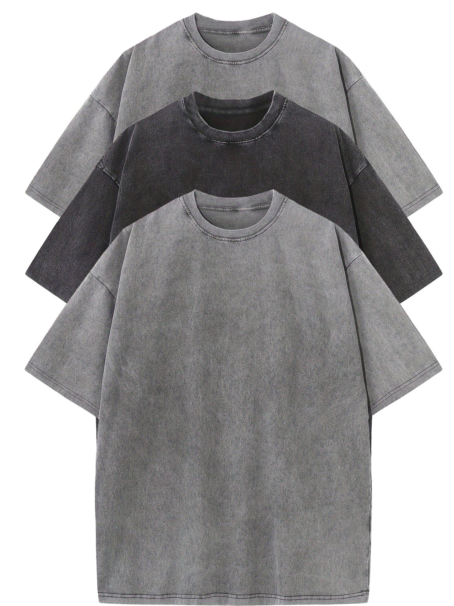 Lässiges Herren-T-Shirt mit weiter Passform im urbanen Stil für den täglichen Gebrauch  
