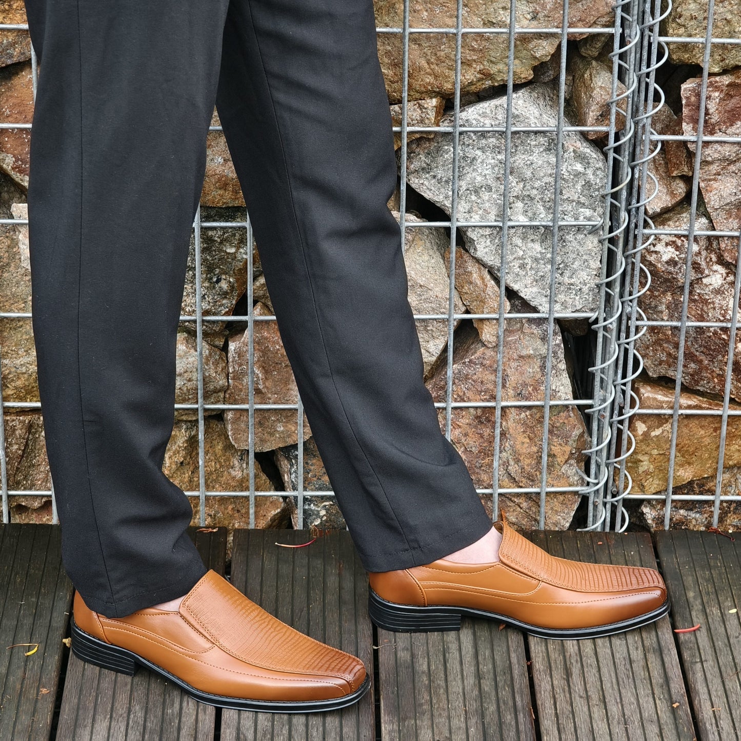 Chaussures habillées homme à enfiler style business élégance urbaine