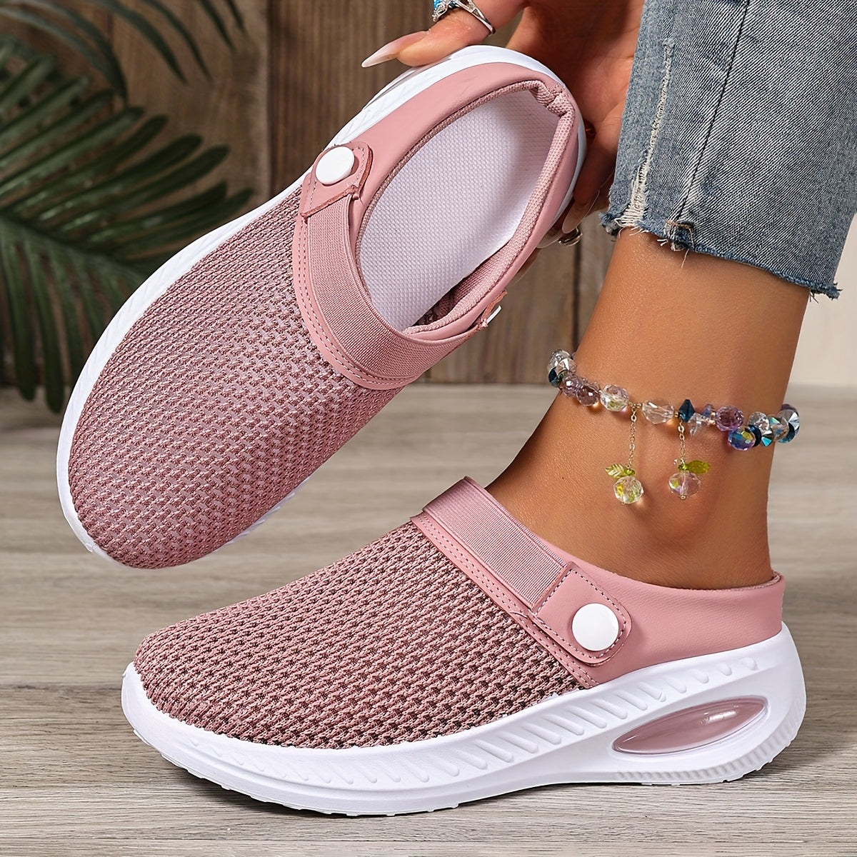 Sabots Femme Confort Slip-On Style Sport pour Loisirs et Quotidien