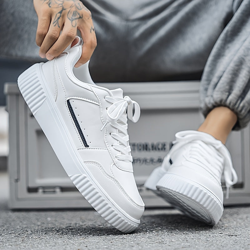 Herresneakers i lavt snit med alsidig urban stil til hverdag