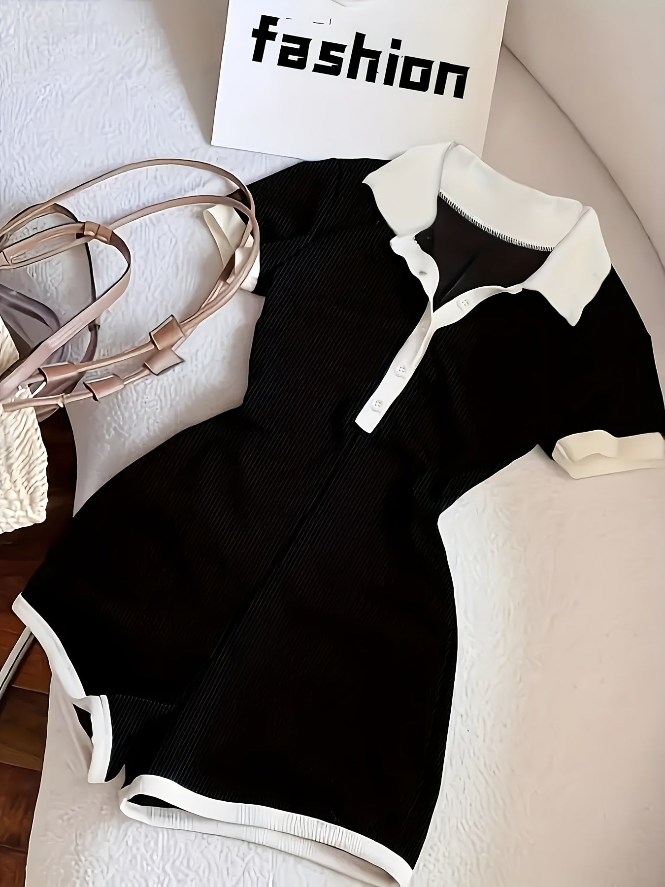 Elegante damesoverall met polokraag in casual chique stijl