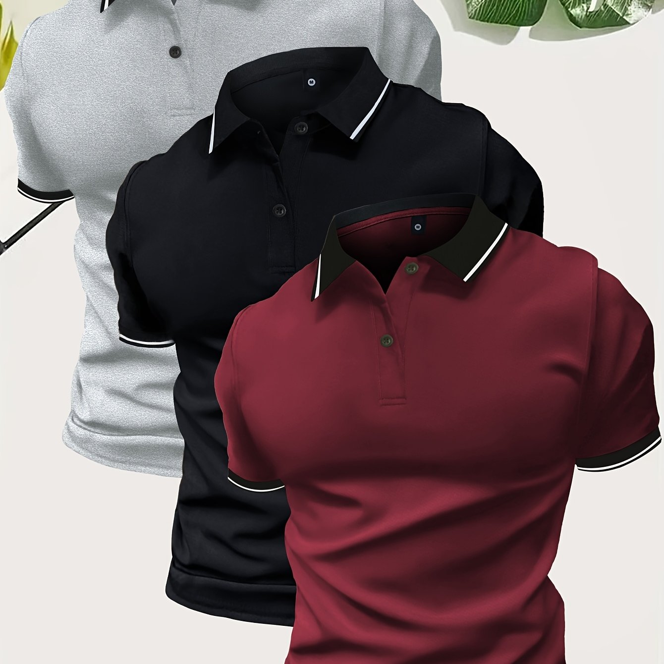 Polo casual pour homme style urbain – Élégance décontractée pour sorties et loisirs