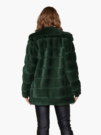 Manteau femme élégant style urbain pour l’automne et l’hiver