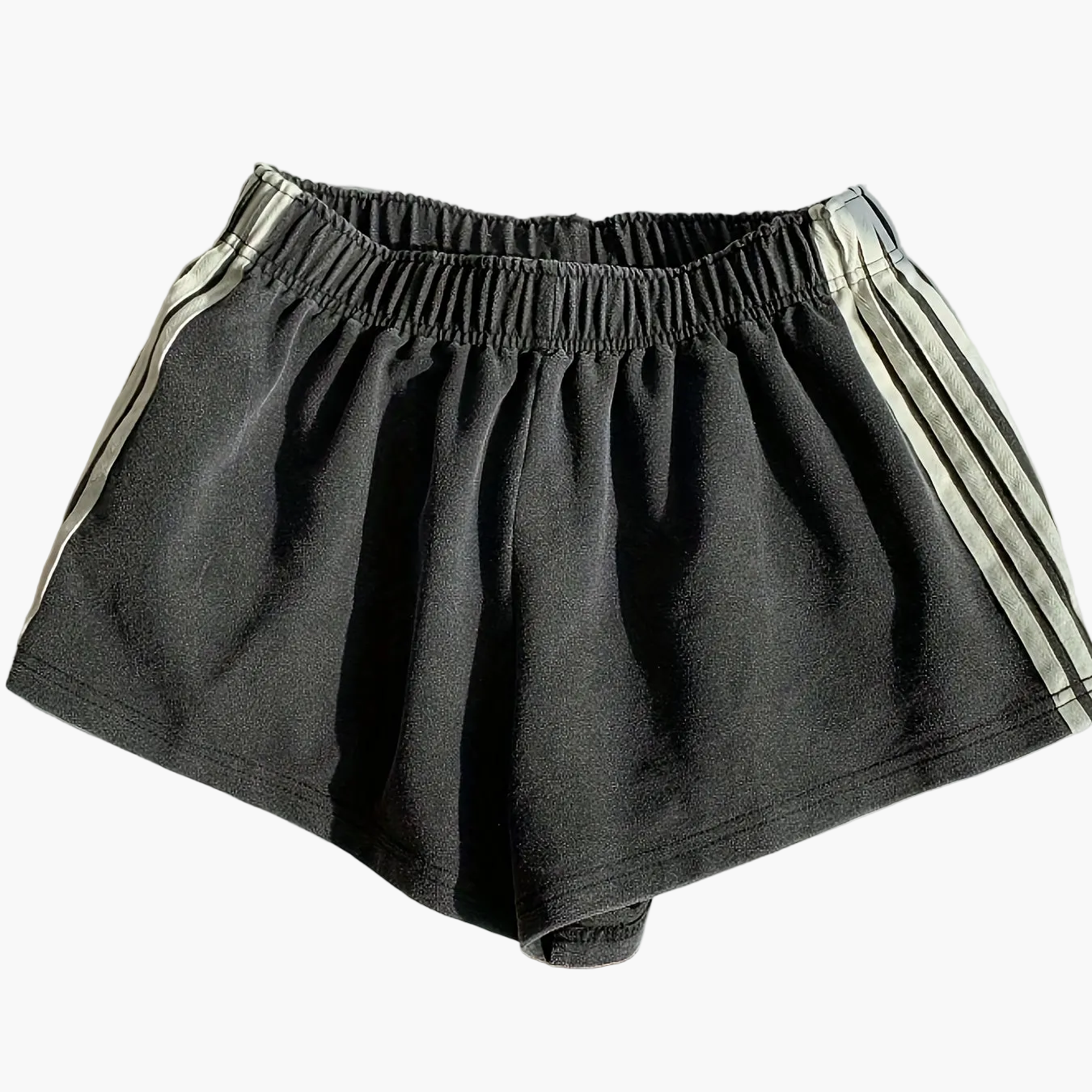 Shorts de sport femme à bandes latérales style décontracté pour running et loisirs