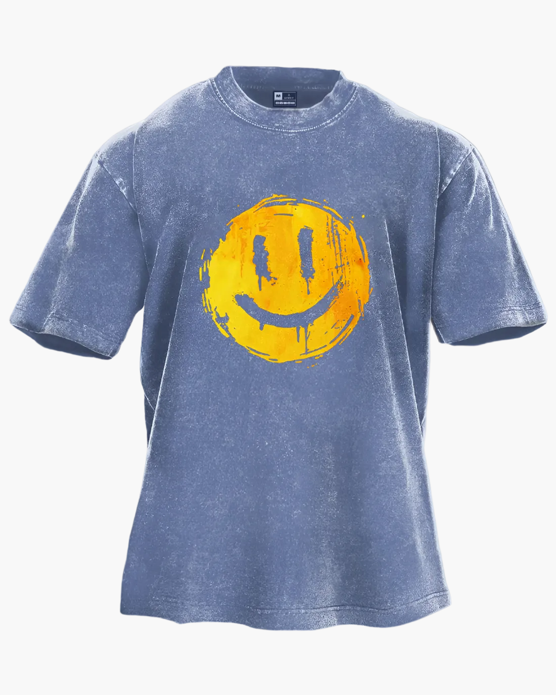 Unisex Oversize T-Shirt im Streetwear-Stil mit Smiley – Komfort und trendiger Look