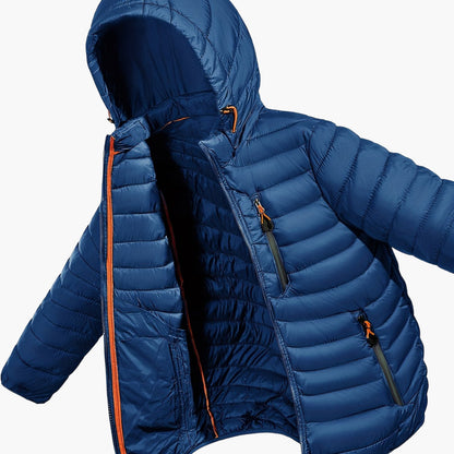 Men's Quilted Jacket Urban Style Versatile for Outdoor Activities