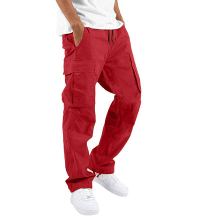 Pantalon cargo homme coupe droite style urbain et fonctionnel