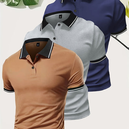 Polo casual pour homme style urbain – Élégance décontractée pour sorties et loisirs