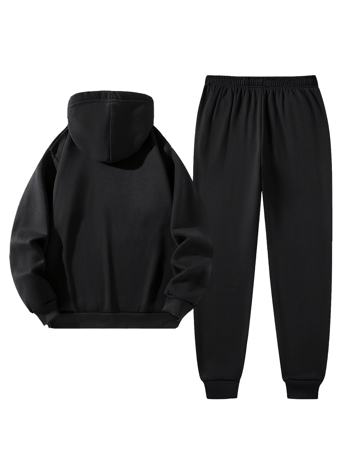 Ensemble Homme Survêtement & Gilet Matelassé Zippé à Capuche