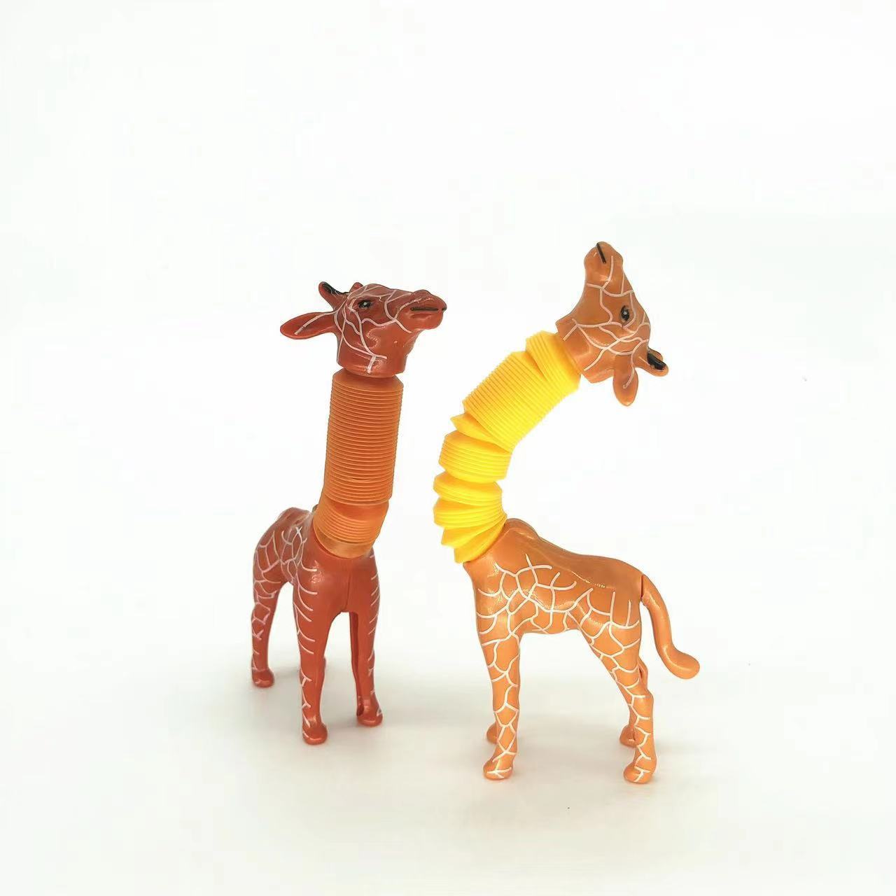 Jouet Girafe Télescopique à Ventouse pour Bébé et Enfant – Jouet Éducatif et Sensoriel Ludique