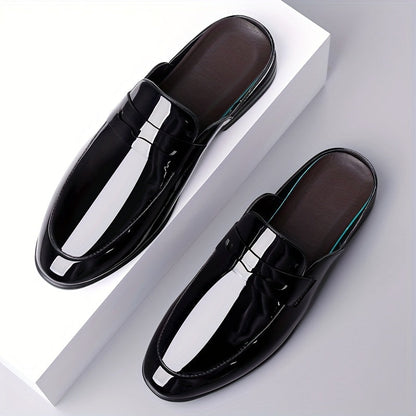 Open heren mocassins in moderne formele stijl voor kantoor en elegante evenementen