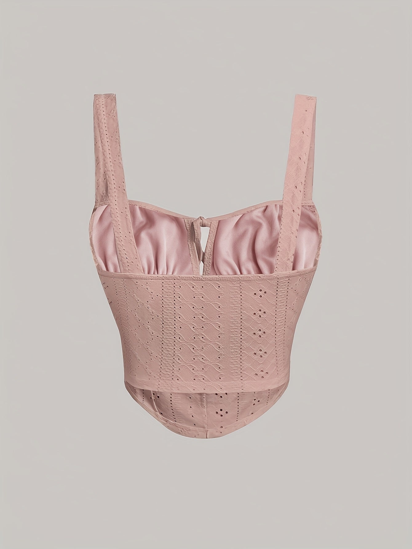 Dames bustier in corsetstijl met chique borduursel voor lente en zomer