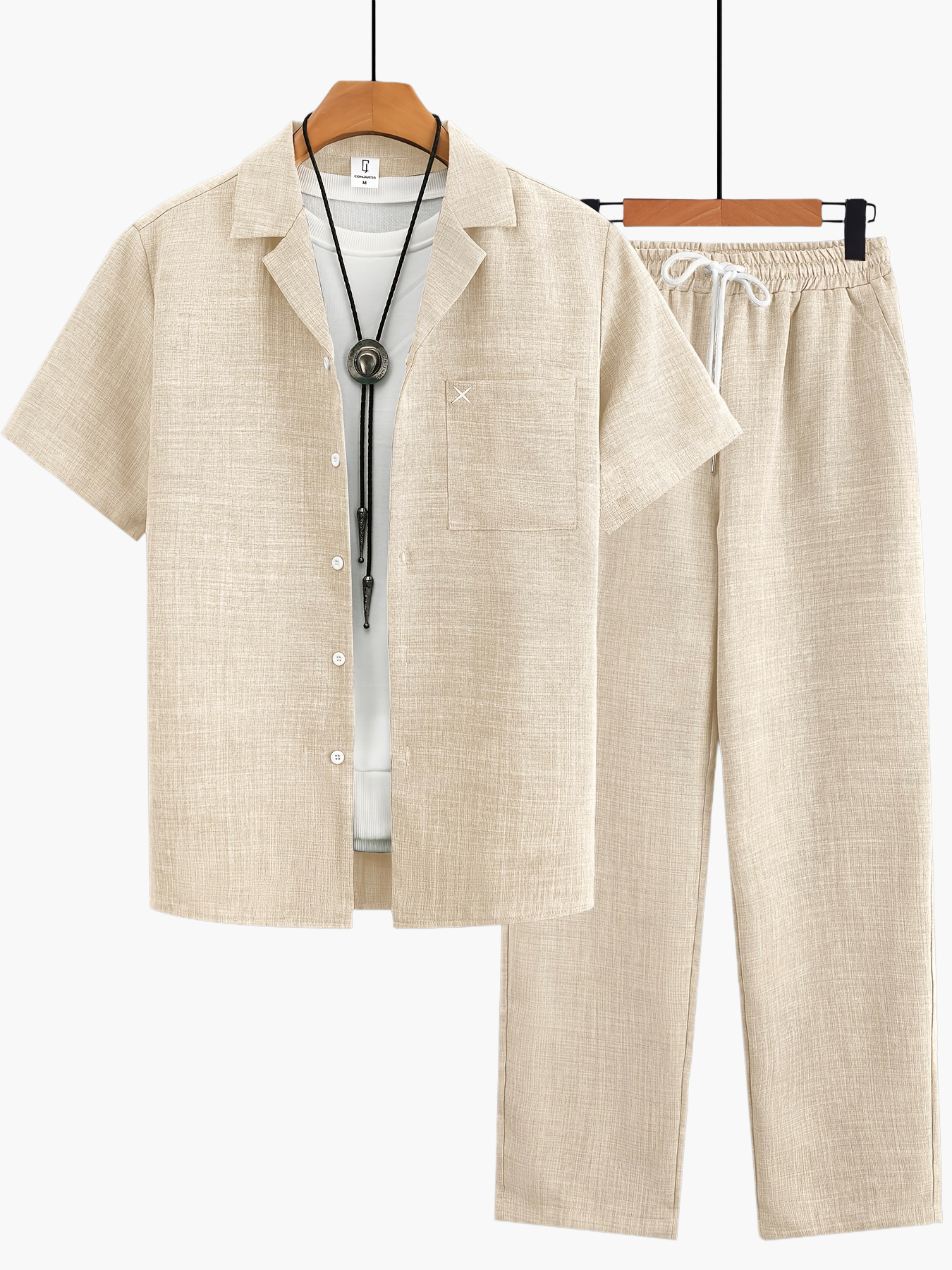 Men's Casual Short-Sleeve Set – Modern Style Perfect for Any Occasion
