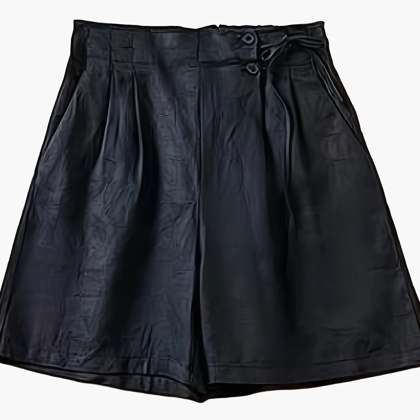 Shorts taille haute femme coupe ample style décontracté été