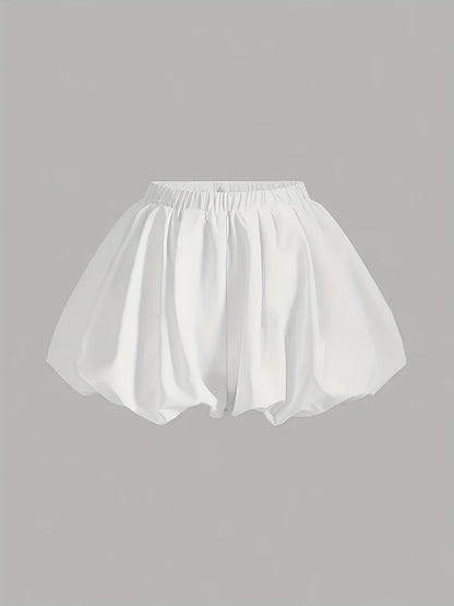 Dames bouffant shorts in rokkenstijl, casual en trendy mode