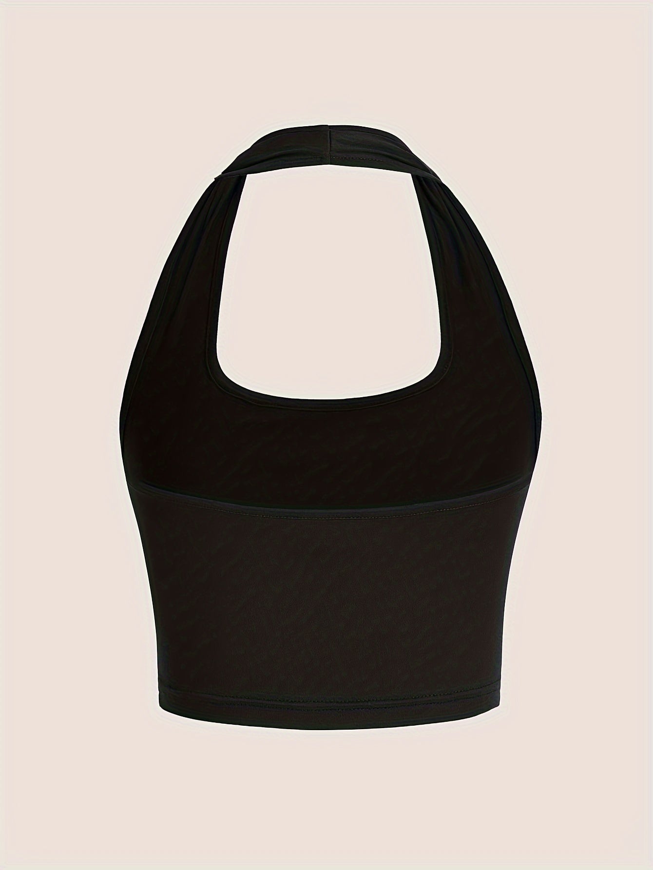Dames top met open rug - Casual stijl met halternek voor de zomer