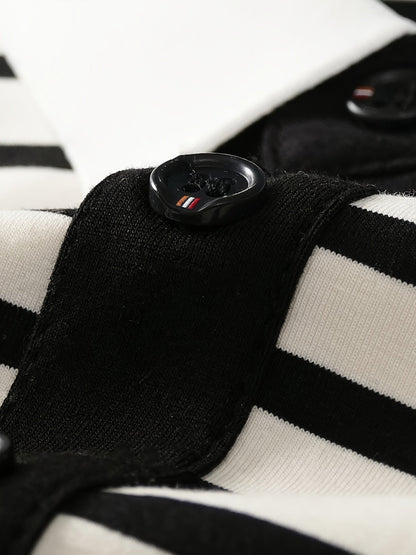 Polo homme élégant à rayures style chic et décontracté