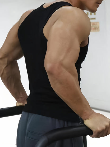 Débardeur homme style sportif coupe ajustée pour fitness et loisirs