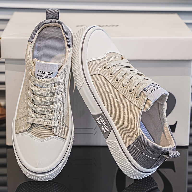 Sneakers basse uomo stile skate urbano tendenza casual