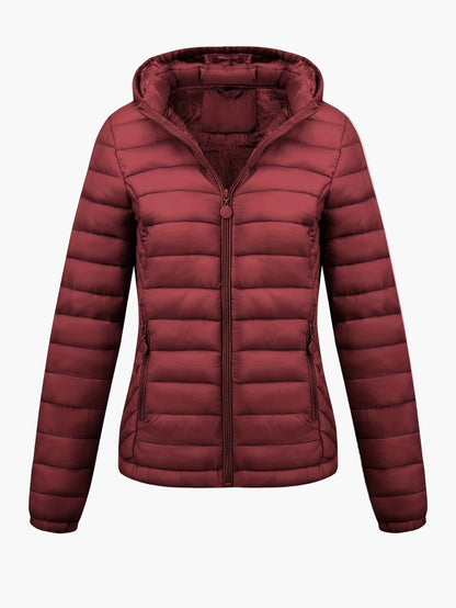 Women's Hooded Down Jacket Versatile Urban Style