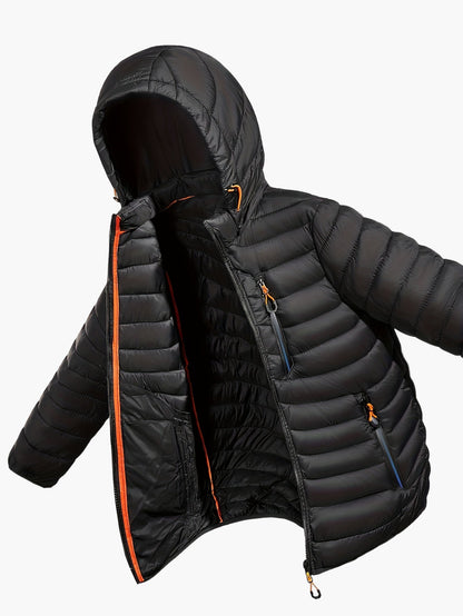 Men's Quilted Jacket Urban Style Versatile for Outdoor Activities