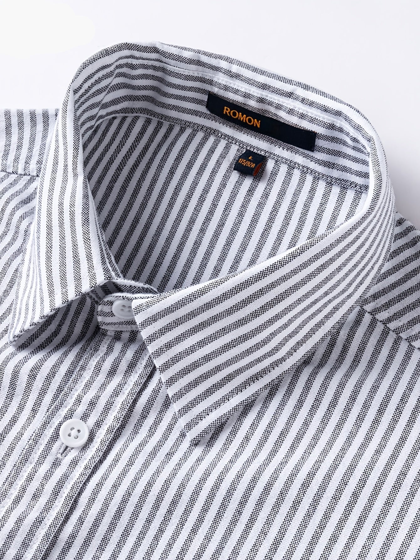 Chemise décontractée à rayures pour homme – Style polyvalent pour le quotidien et les loisirs