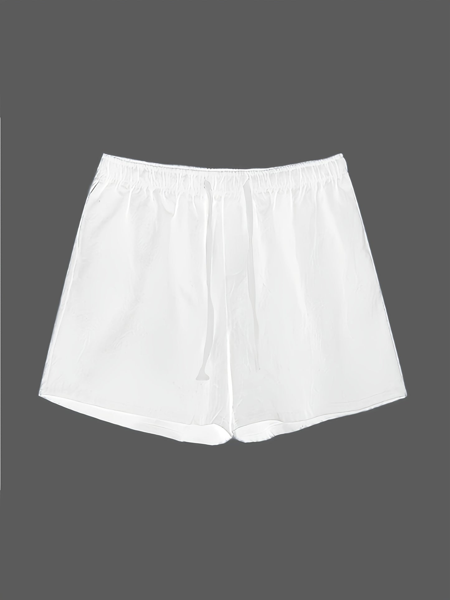 Lässige Herren-Badeshorts mit verstellbarem Kordelzug für Strand oder Pool