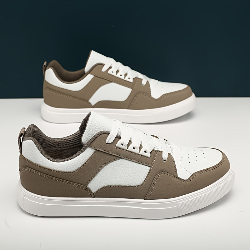 Baskets décontractées style preppy pour homme – sneakers basses universelles pour tous les jours