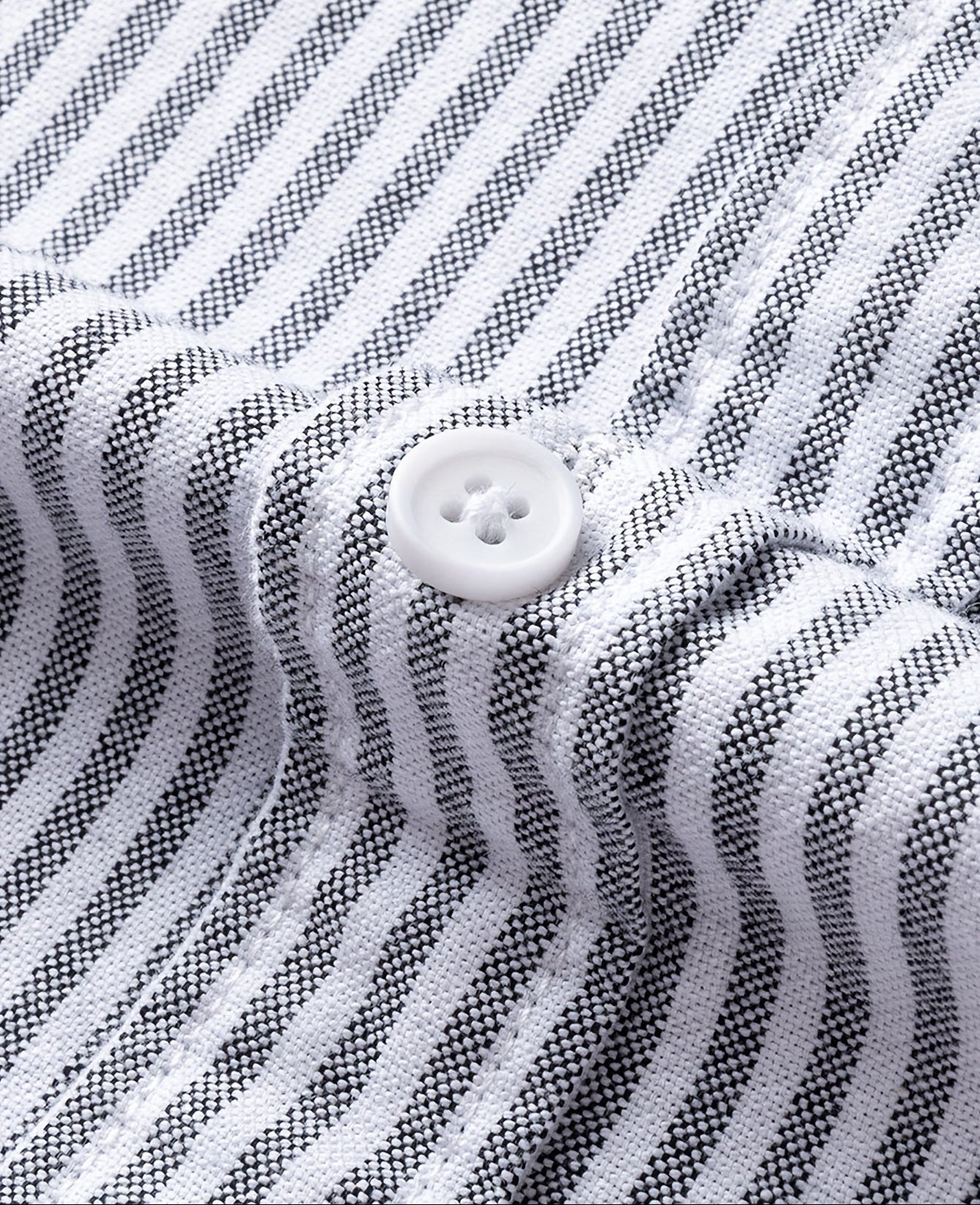 Chemise décontractée à rayures pour homme – Style polyvalent pour le quotidien et les loisirs