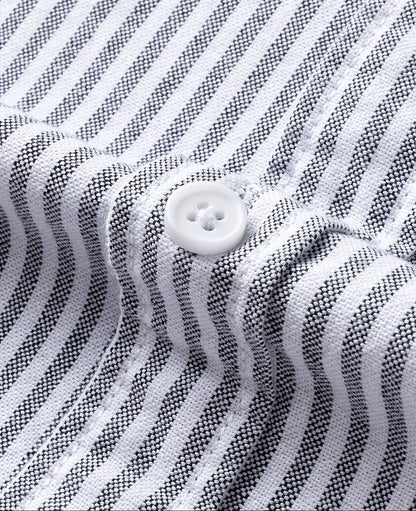Chemise décontractée à rayures pour homme – Style polyvalent pour le quotidien et les loisirs