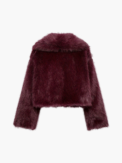 Chaqueta de mujer estilo chic de piel sintética corte amplio para otoño/invierno – Ideal para un look casual y elegante
