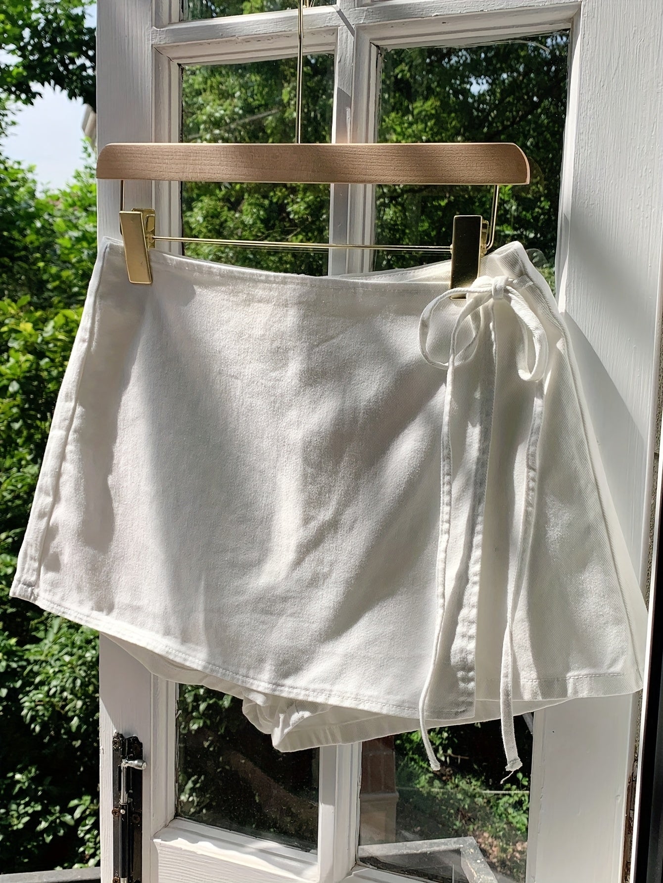 Women's beach wrap skirt-shorts elegant vacation style