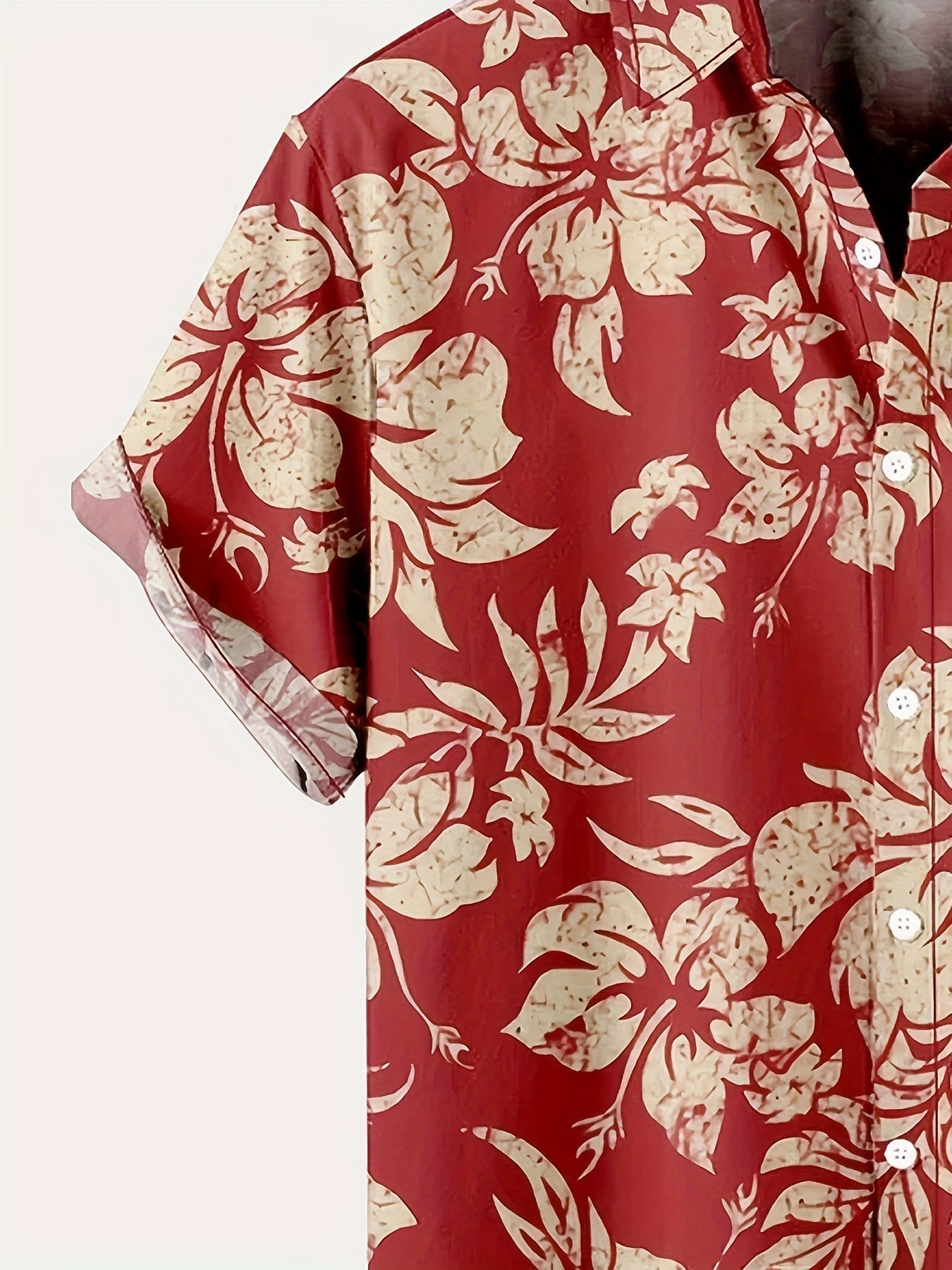 Vintage Hawaiihemd Herren mit Blumenmuster für Urlaub und Sommer