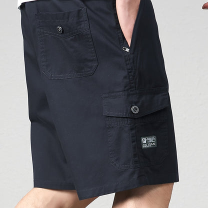 Pantaloni Cargo Corti Uomo Multi-tasche per Uso Quotidiano e Tempo Libero