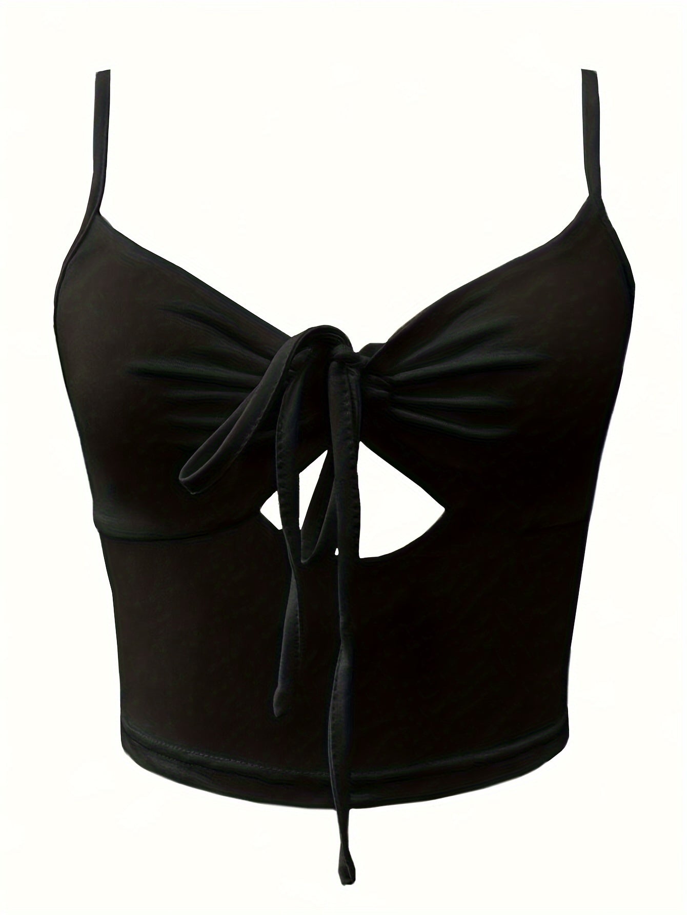 Women's tie-front crop top, modern style for daily use
