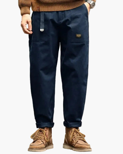 Pantalon cargo décontracté homme style vintage utilitaire pour tous les jours