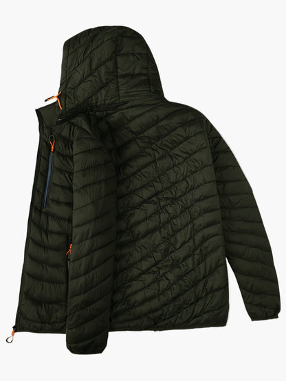 Men's Quilted Jacket Urban Style Versatile for Outdoor Activities