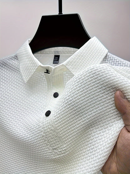 Legeres Herrenpoloshirt moderner Stil für den Sommer – kurzärmelig, für Alltag oder Freizeit