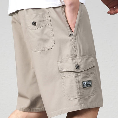 Pantaloni Cargo Corti Uomo Multi-tasche per Uso Quotidiano e Tempo Libero