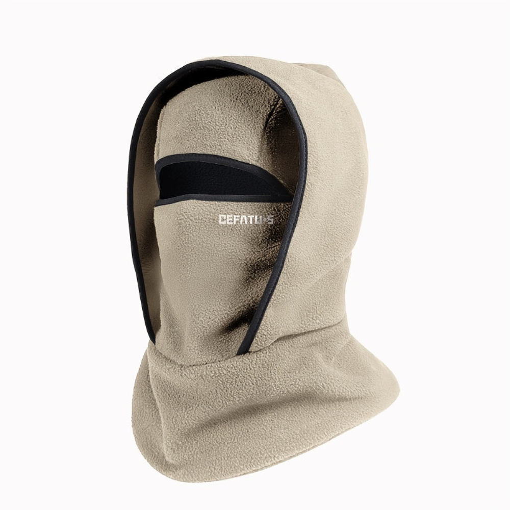 Cagoule multi-fonction en polaire, coupe-vent et chaude, pour activités extérieures