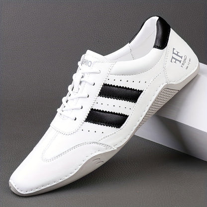 Sneakers décontractées homme style urbain à lacets pour loisirs et ville