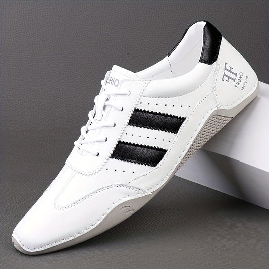 Sneakers décontractées homme style urbain à lacets pour loisirs et ville