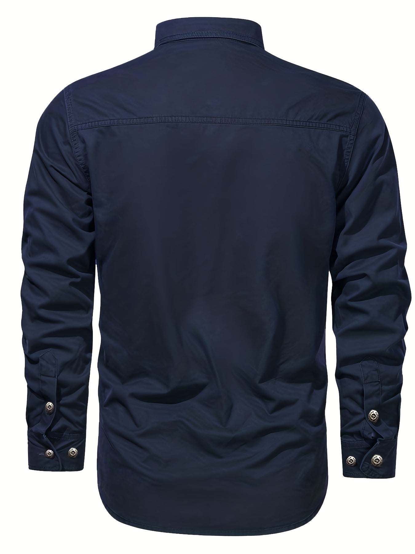 Camisa casual de manga larga para hombre estilo outdoor – Ideal para el fin de semana y el ocio