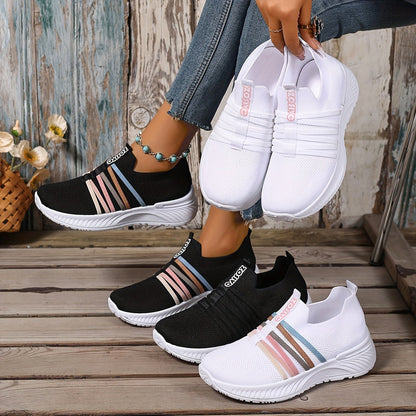 Zapatillas Slip-On Casual para Mujer Estilo Deportivo Urbano