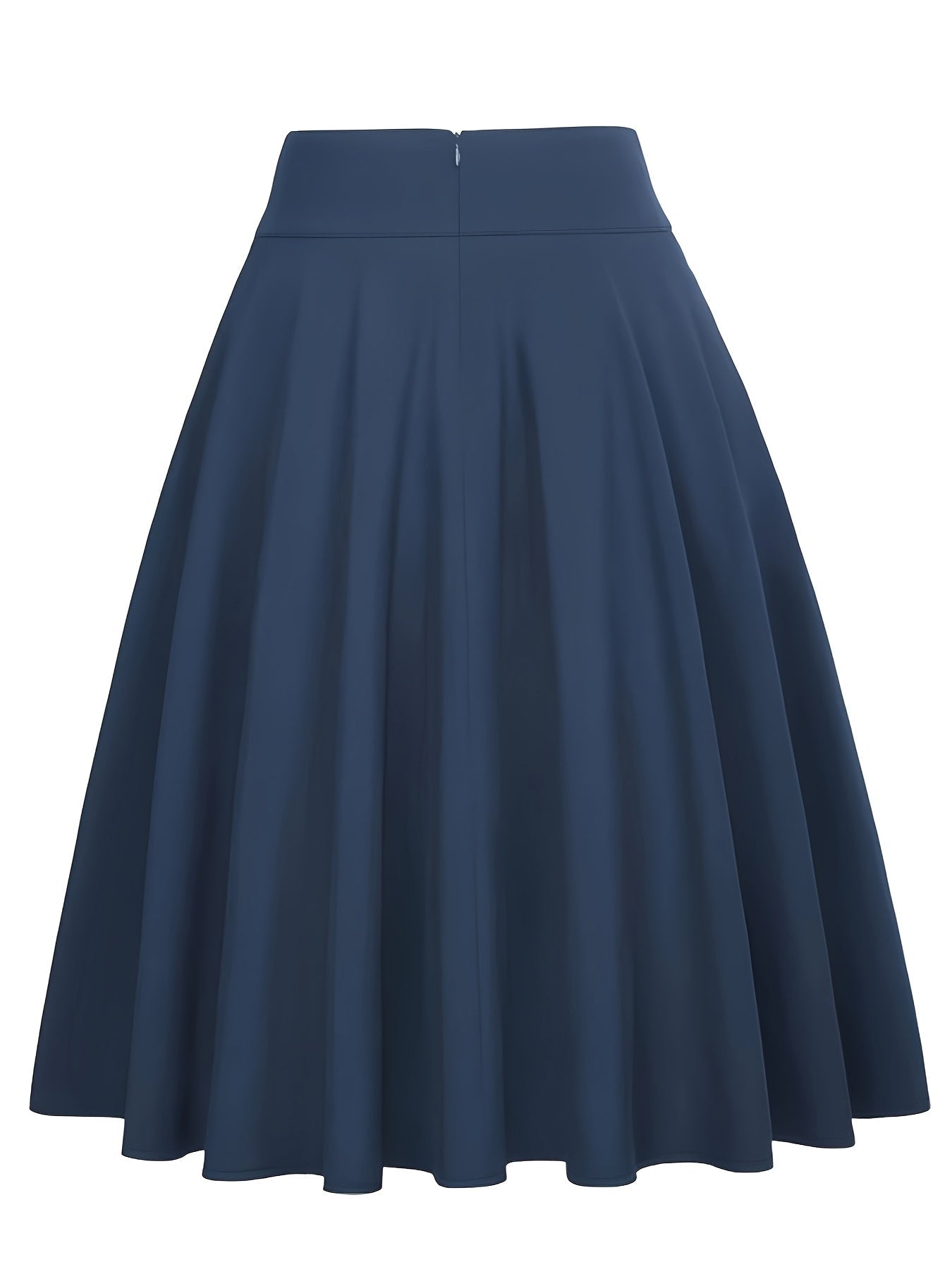 Falda skater para mujer elegante de talle alto con cinturón anudado – Estilo sofisticado para todas las ocasiones
